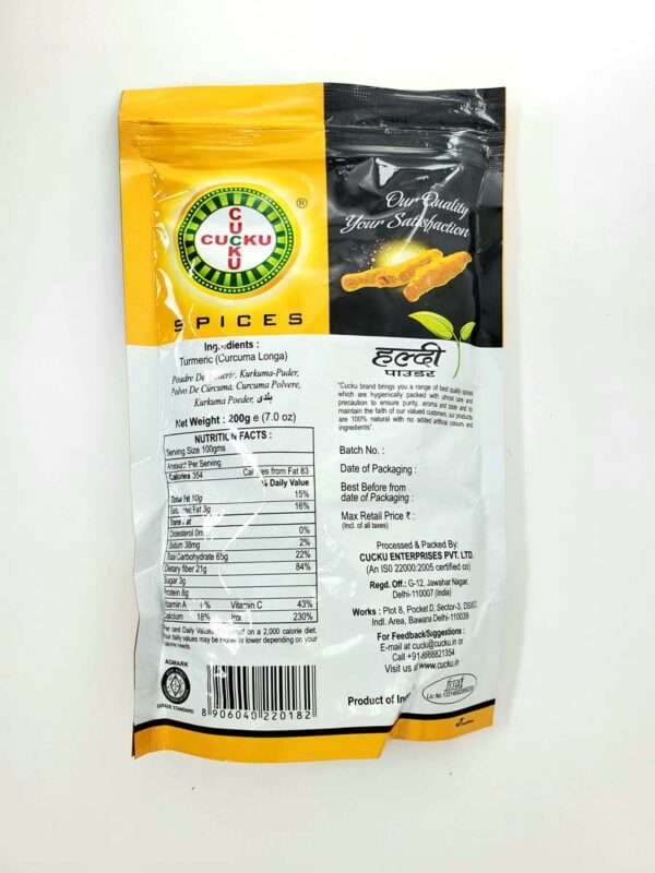 Cucku Turmeric Powder 200g - Image 2