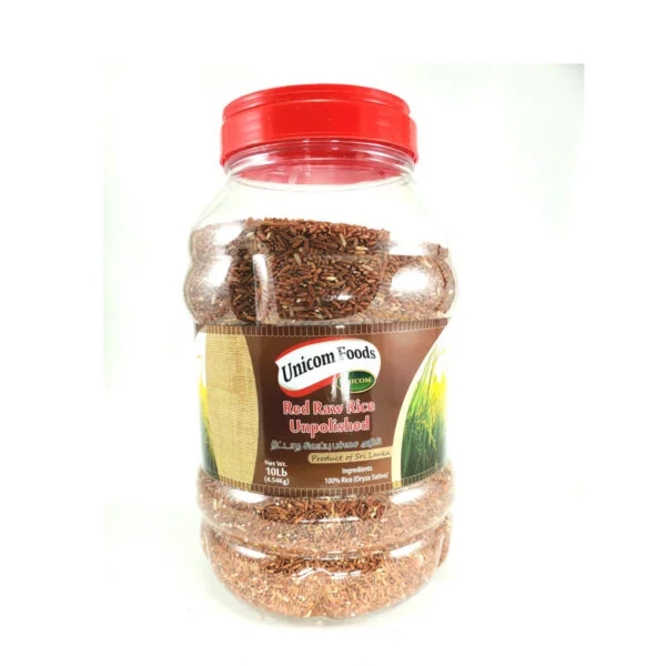 Unicom Red Raw Unpolished (Nidu) Rice 10Lbs - Image 2